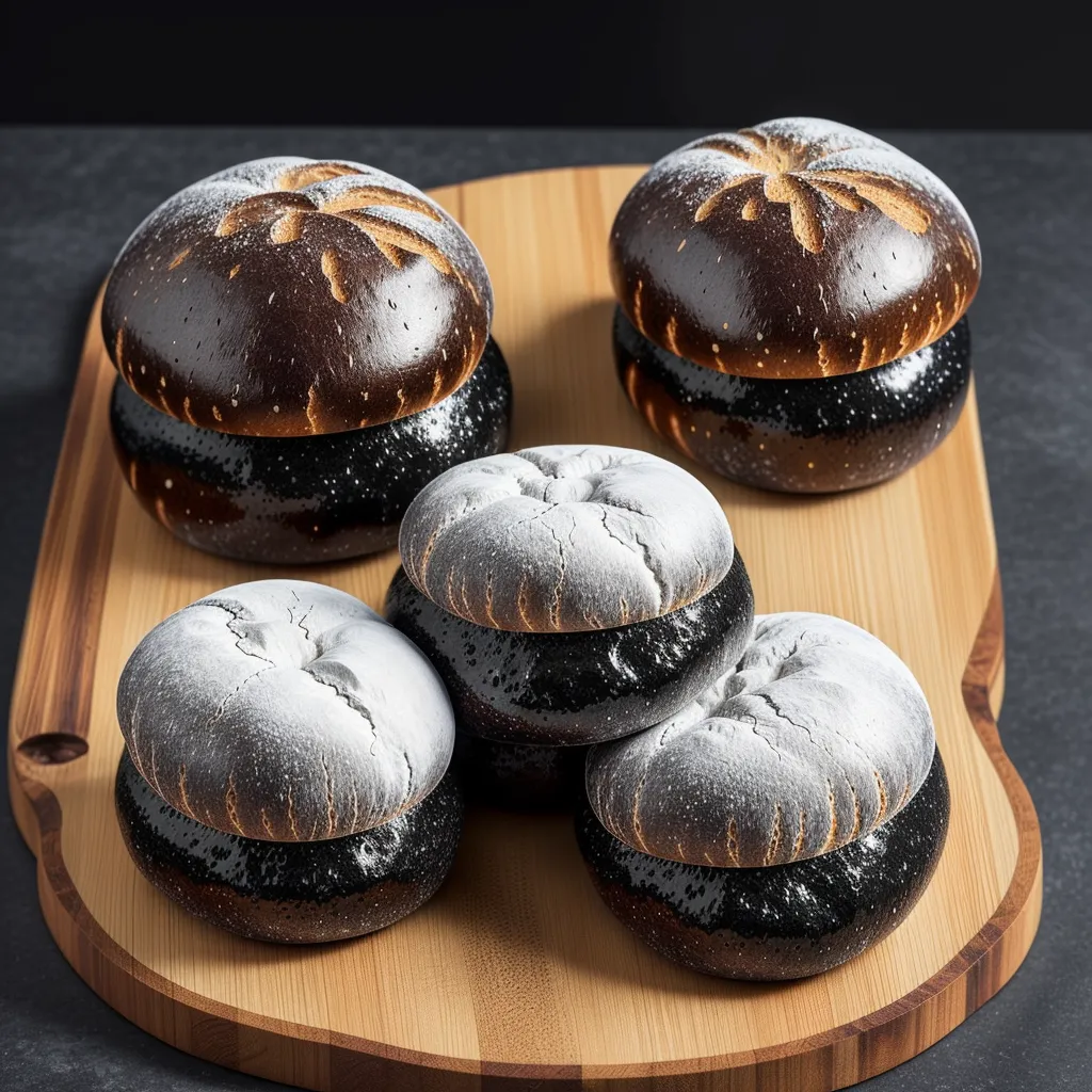 Ricetta Panino Nero: Il Pane Perfetto per Hamburger e non solo! 1 foodblog 1749158477