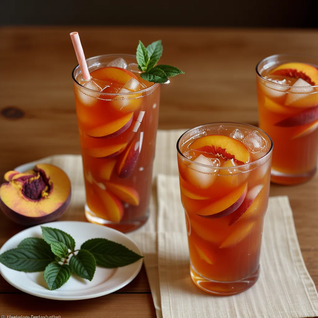 Ricetta Tè Freddo alla Pesca Fatto in Casa: Un'esplosione di Gusto Estivo! 1 foodblog 1749161310