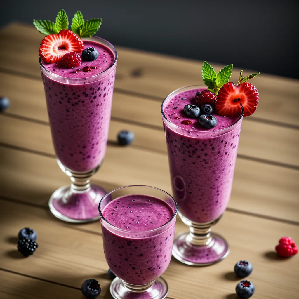Ricetta Smoothie Estivo con Frutti di Bosco: Un'esplosione di gusto rinfrescante! 1 foodblog 1749161384