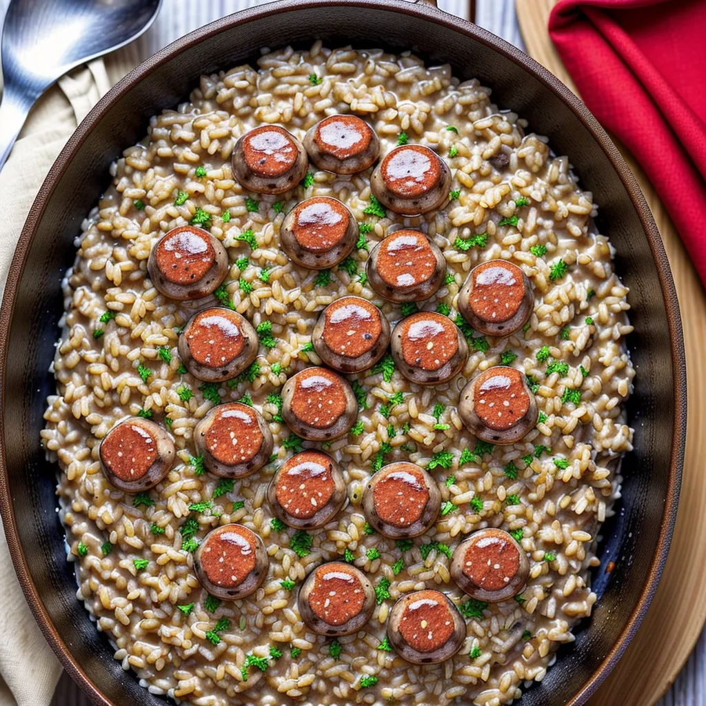 Ricetta Risotto ai Funghi e Salsiccia: Un Primo Piatto Autunnale Delizioso! 1 foodblog 1749165236
