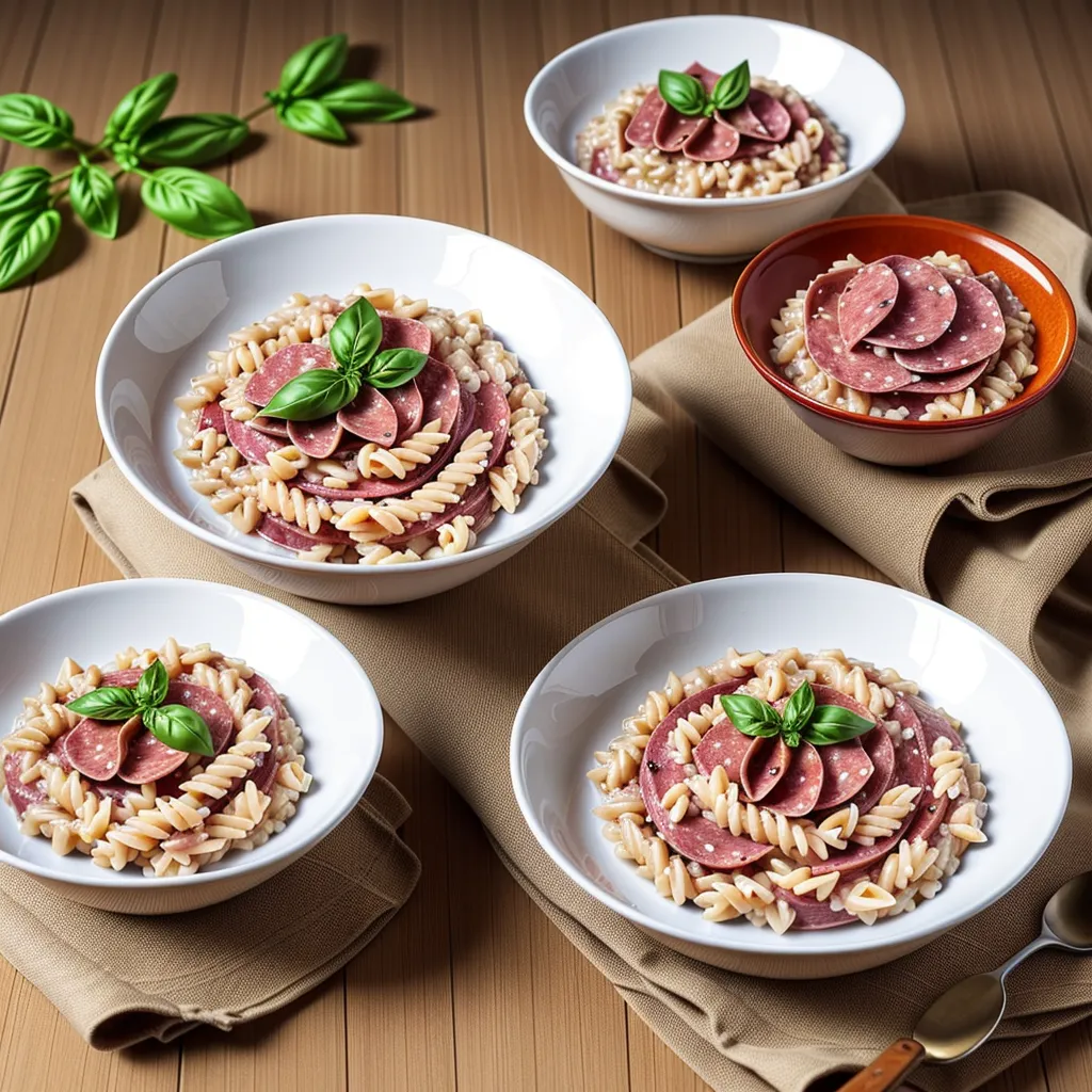 Ricetta Risotto alla Pasta di Salame: Un Primo Piatto Deliziosamente Cremoso 1 foodblog 1749203218