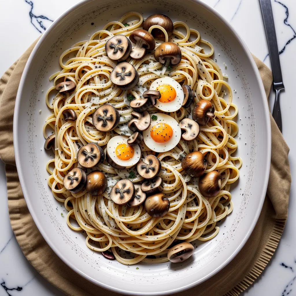 Ricetta Carbonara ai Funghi: Un Capolavoro Cremoso e Saporito 1 foodblog 1749206488