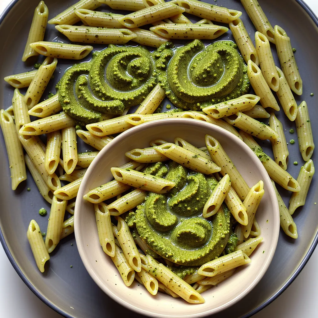 Ricetta Pasta con Pesto di Nocciole: un Primo Piatto Gustoso e Facile! 1 foodblog 1749210541