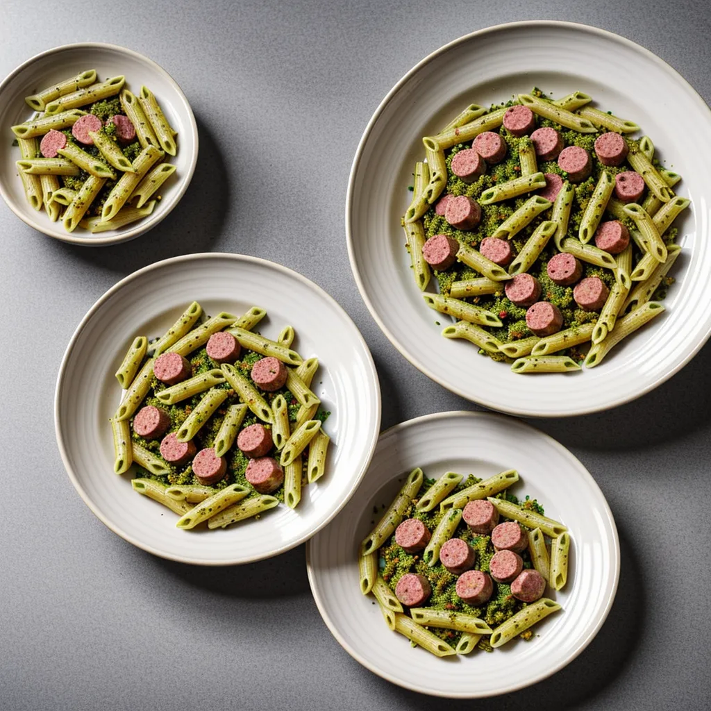 Ricetta Pasta Salsiccia e Pesto di Pistacchi: un Primo Piatto Irresistibile! 1 foodblog 1749210792