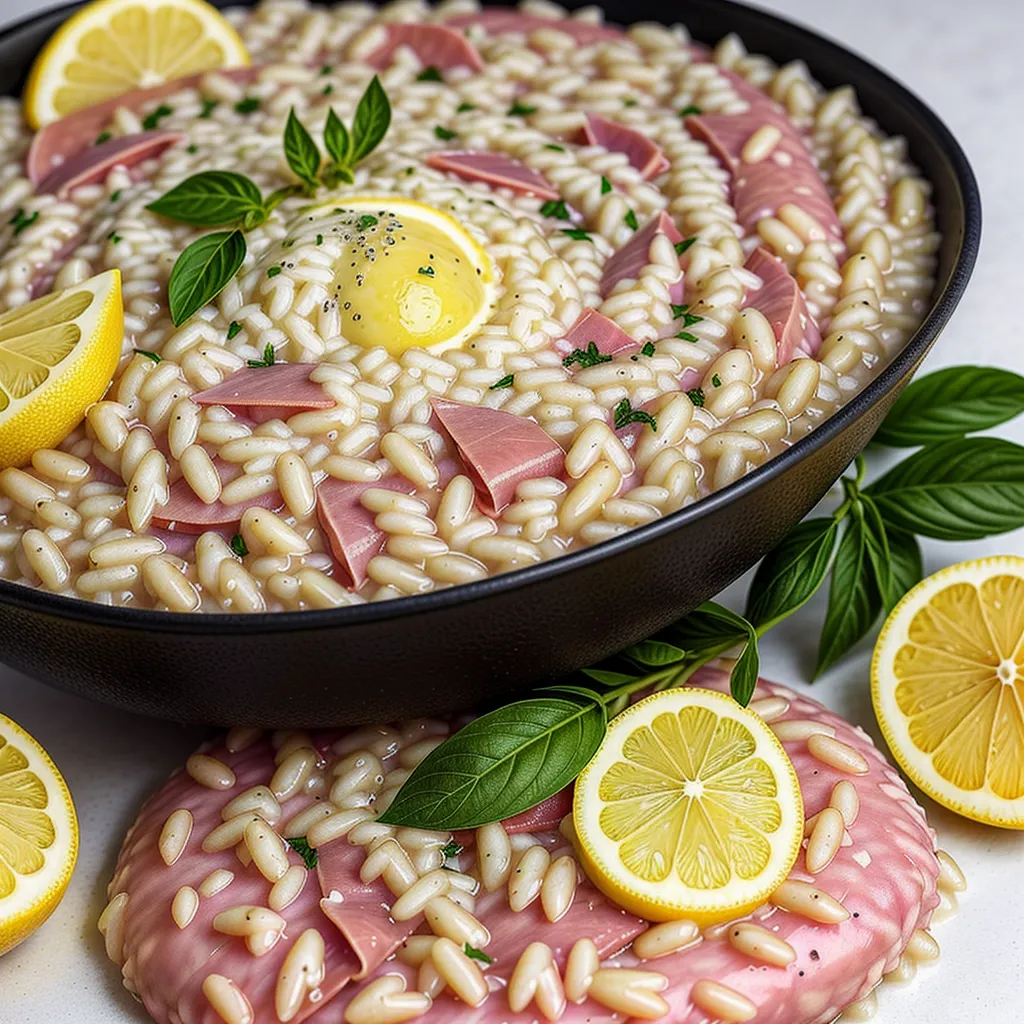 Ricetta Risotto al Prosciutto e Limone: Un Primo Delizioso e Semplice da Preparare 1 foodblog 1749214055