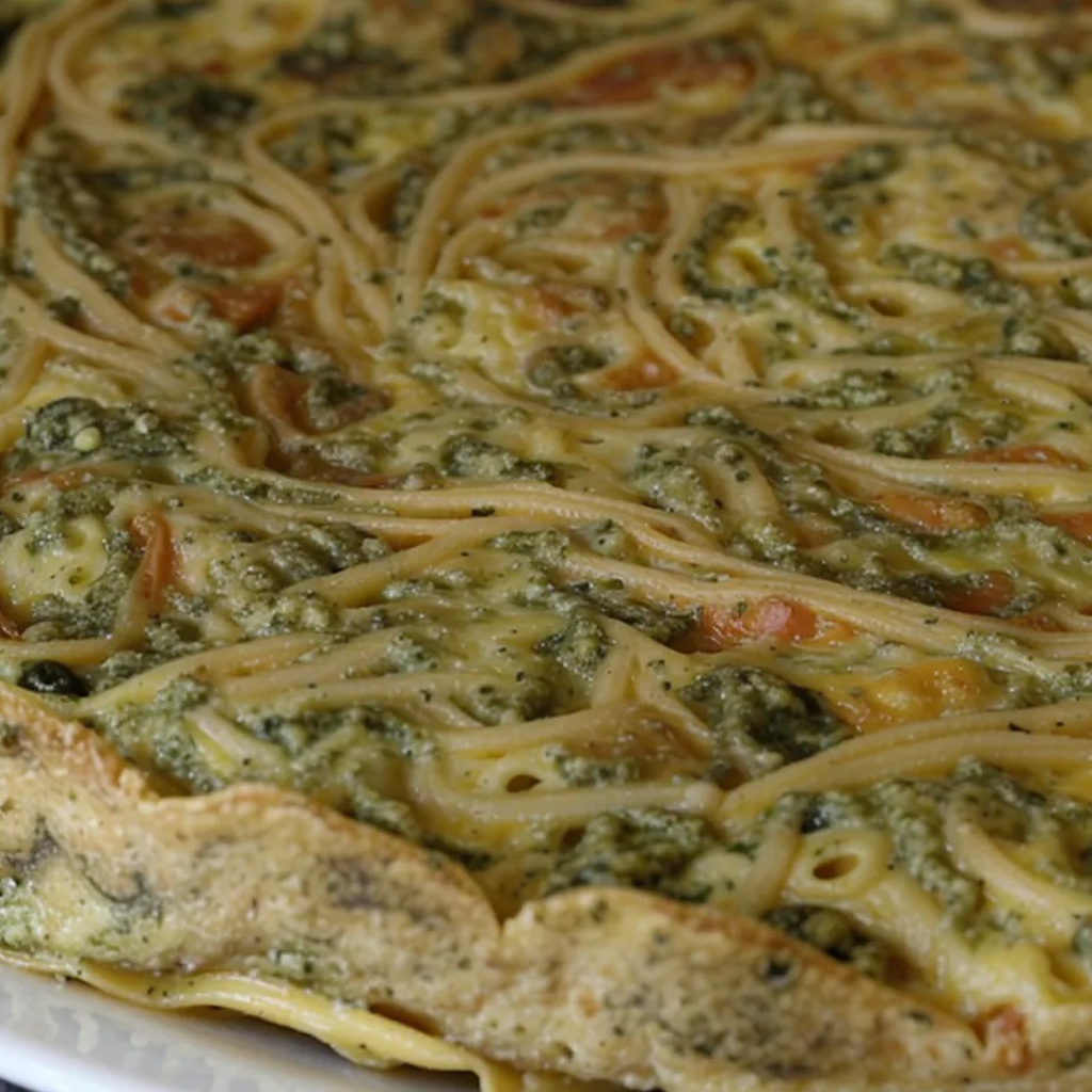 Ricetta Frittata di Pasta al Pesto: Un Primo Saporito e Veloce! 1 foodblog 1749252277 crop