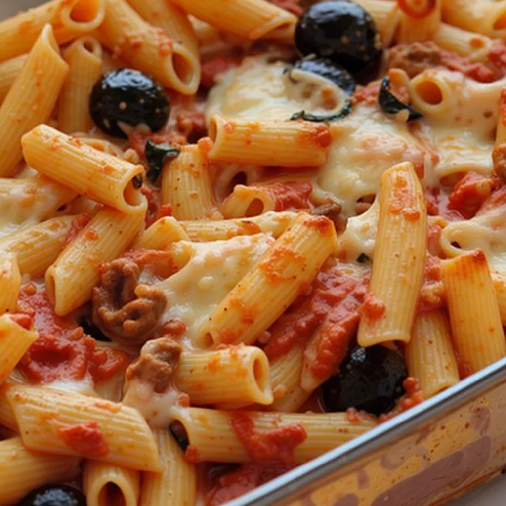Ricetta Pasta al Forno Tonno e Mozzarella: un Primo Semplice e Gustoso! 1 foodblog 1749253310 crop