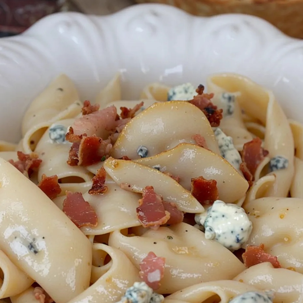 Ricetta Pasta con Gorgonzola, Pere e Guanciale: Un Capolavoro di Sapori Autunnali 1 foodblog 1749253892 crop