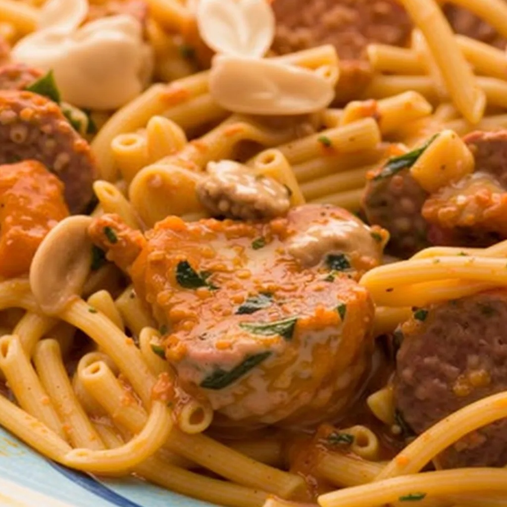 Ricetta Pasta con Mandorle e Salsiccia: Un Primo Piatto Delizioso e Semplice 1 foodblog 1749253954 crop