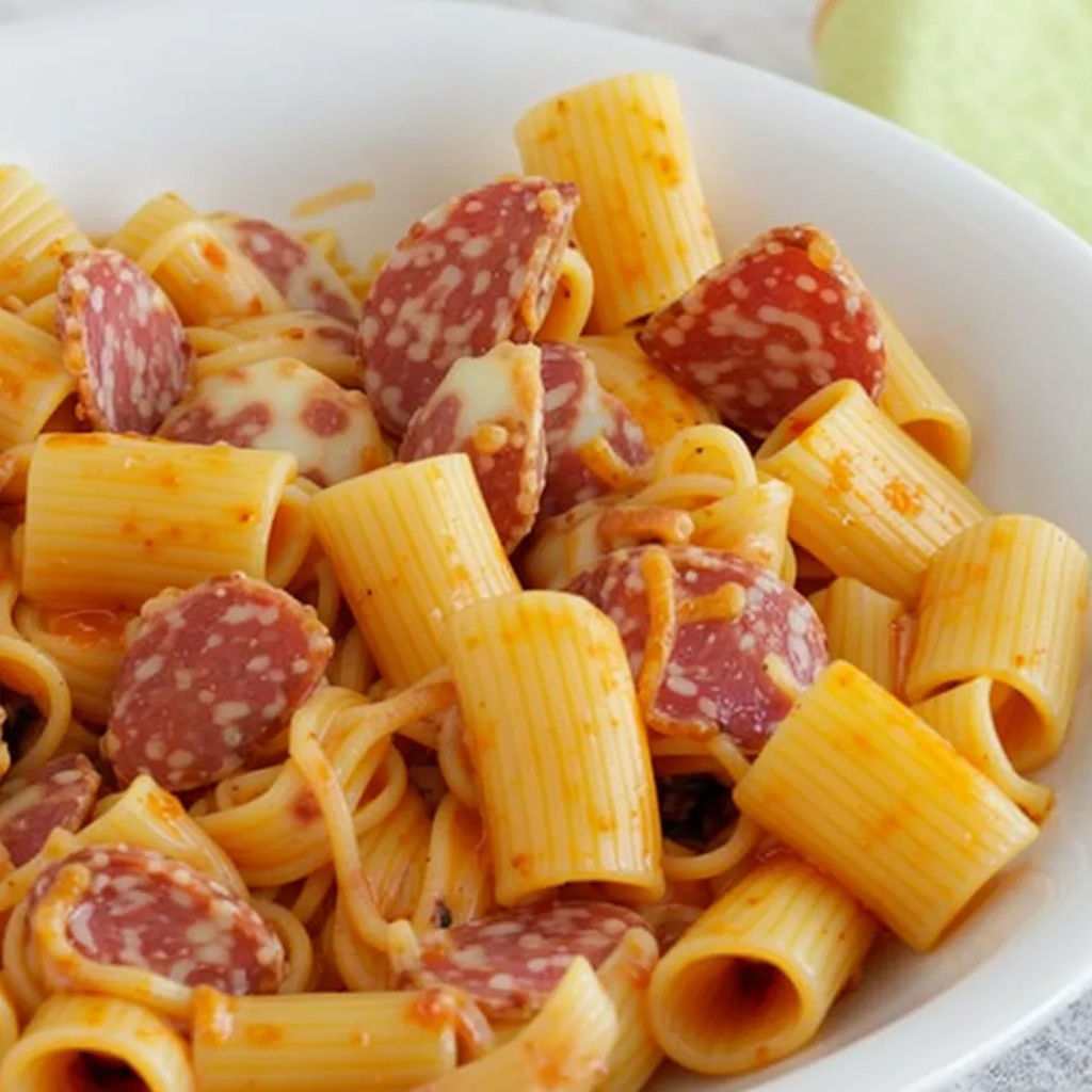 Ricetta Pasta Salame e Scamorza: un Primo Piatto Cremoso e Veloce! 1 foodblog 1749254638 crop
