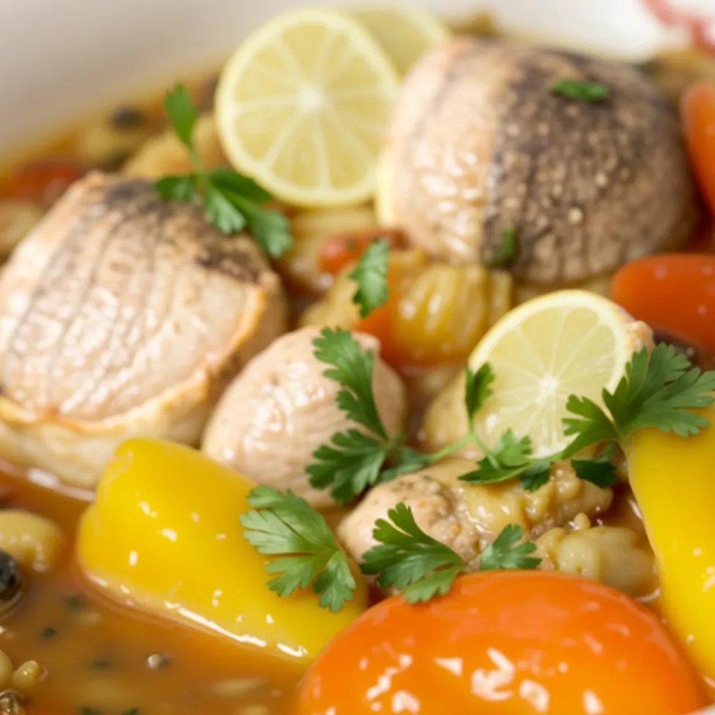 Ricetta Palombo al Forno con Patate e Pomodorini: Un Secondo Piatto Delizioso e Semplice 1 foodblog 1749300605 crop