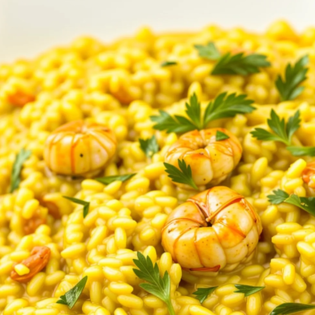 Ricetta Risotto Gamberoni e Zafferano: Un Capolavoro di Gusto e Semplicità 1 foodblog 1749302014 crop