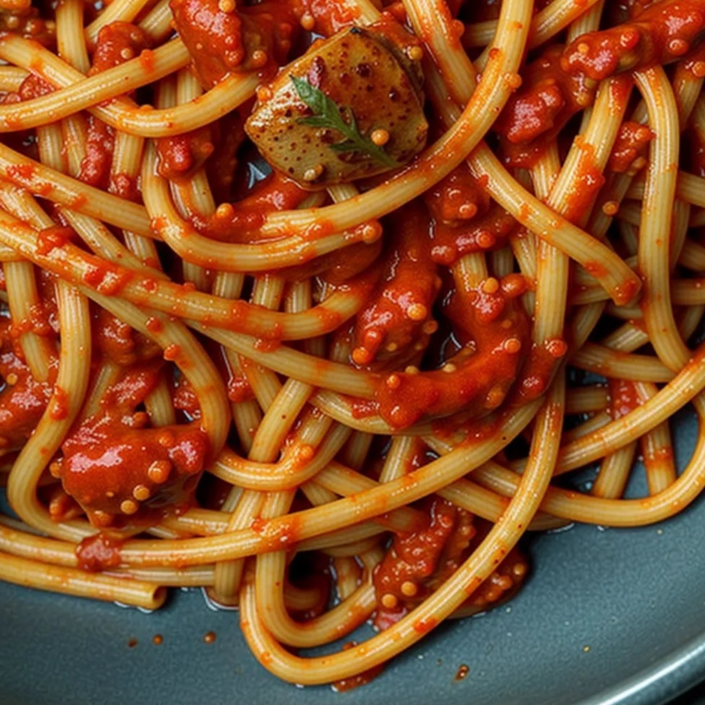 Ricetta Spaghetti all'Amatriciana: Il Gusto Autentico del Lazio 1 foodblog 1749310430 crop