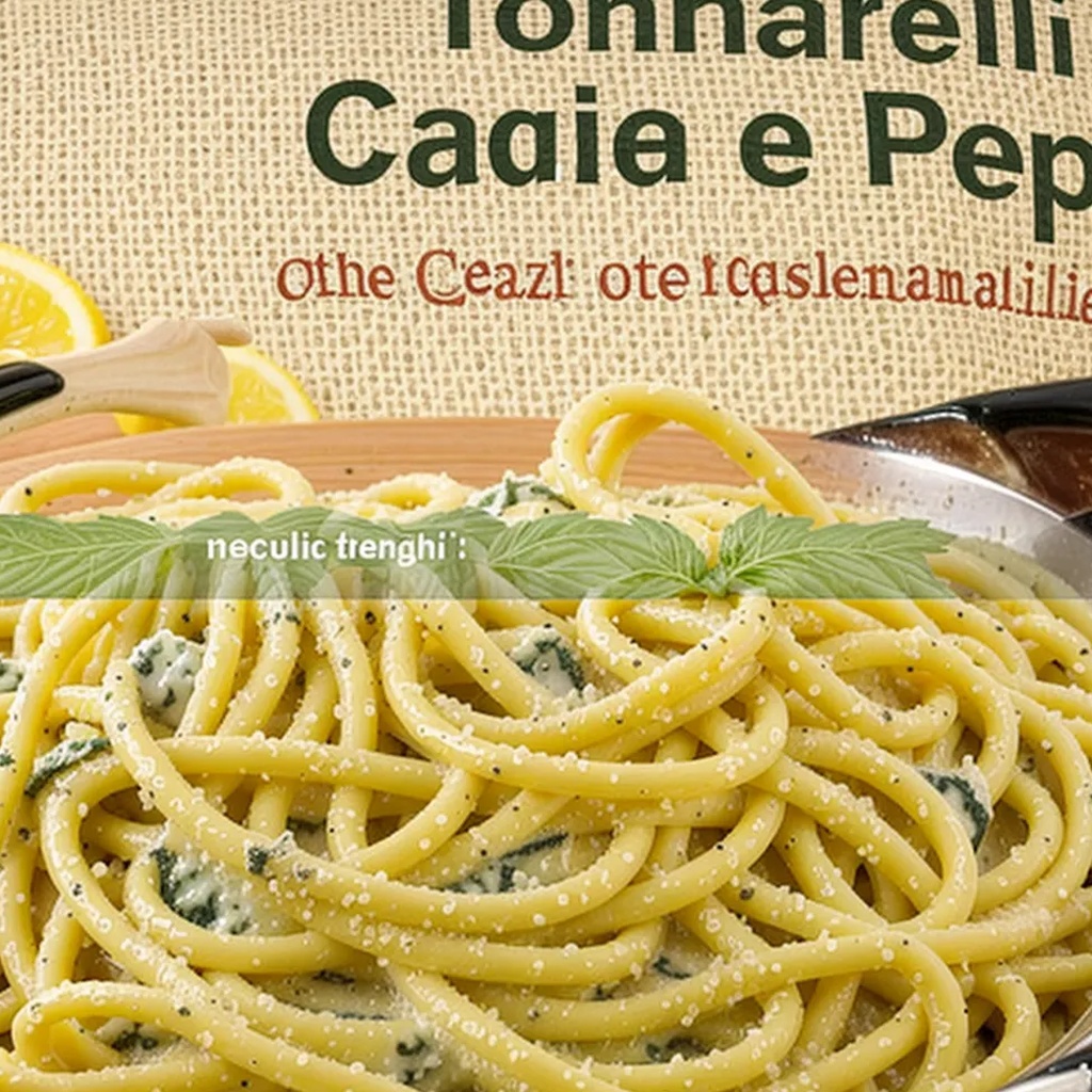Ricetta Tonnarelli Cacio e Pepe: Il piatto romano per eccellenza! 1 foodblog 1749310875 crop