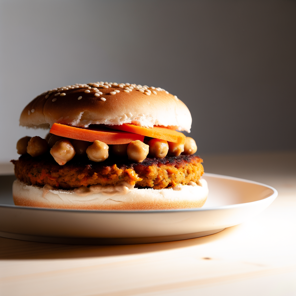 Ricetta Burger Vegetali Ceci e Carote: Deliziosi e Nutrienti! 1 ricetta burger vegetali ceci e