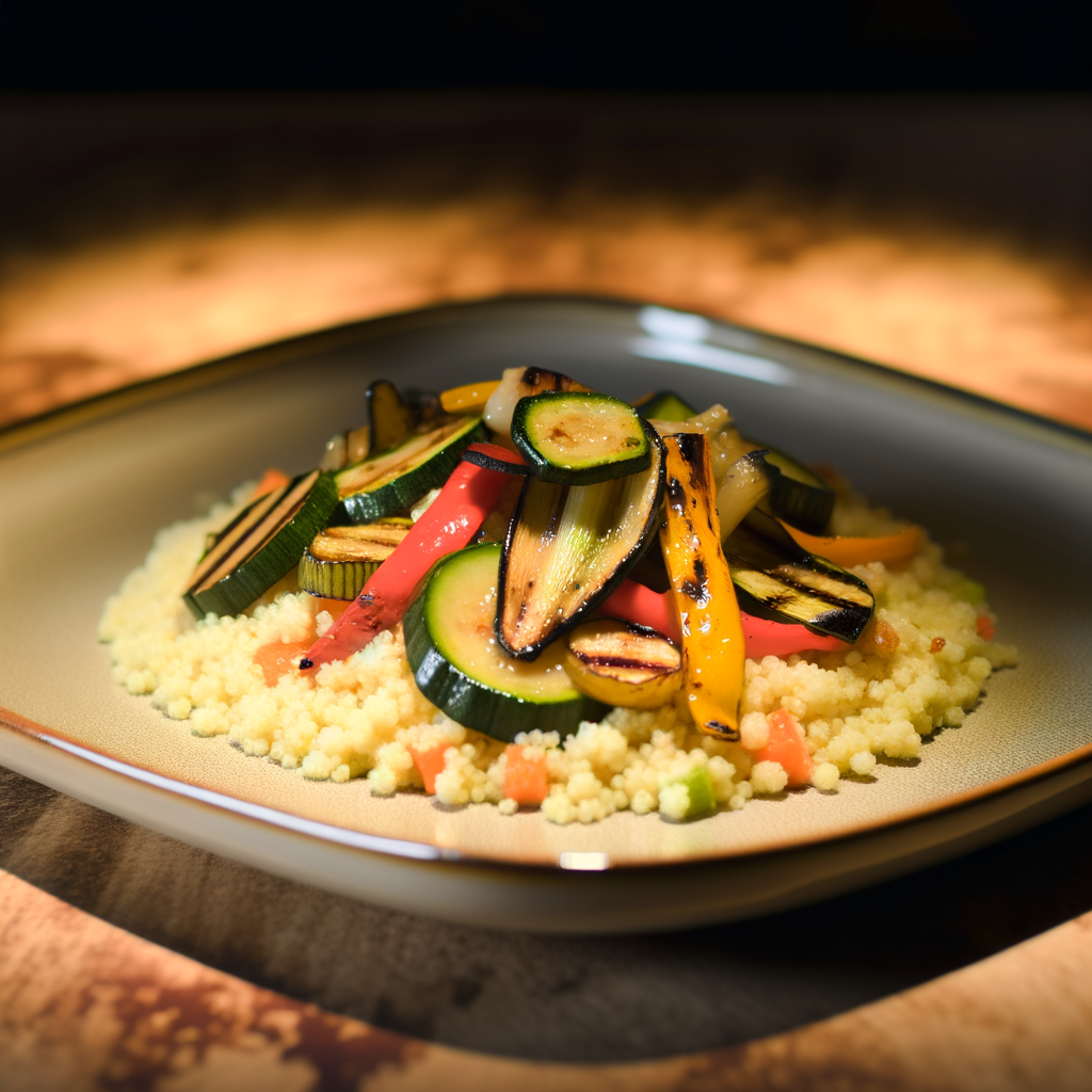 Ricetta Cous Cous Estivo con Verdure Grigliate: Un piatto leggero e saporito per l'estate 1 ricetta cous cous estivo con v