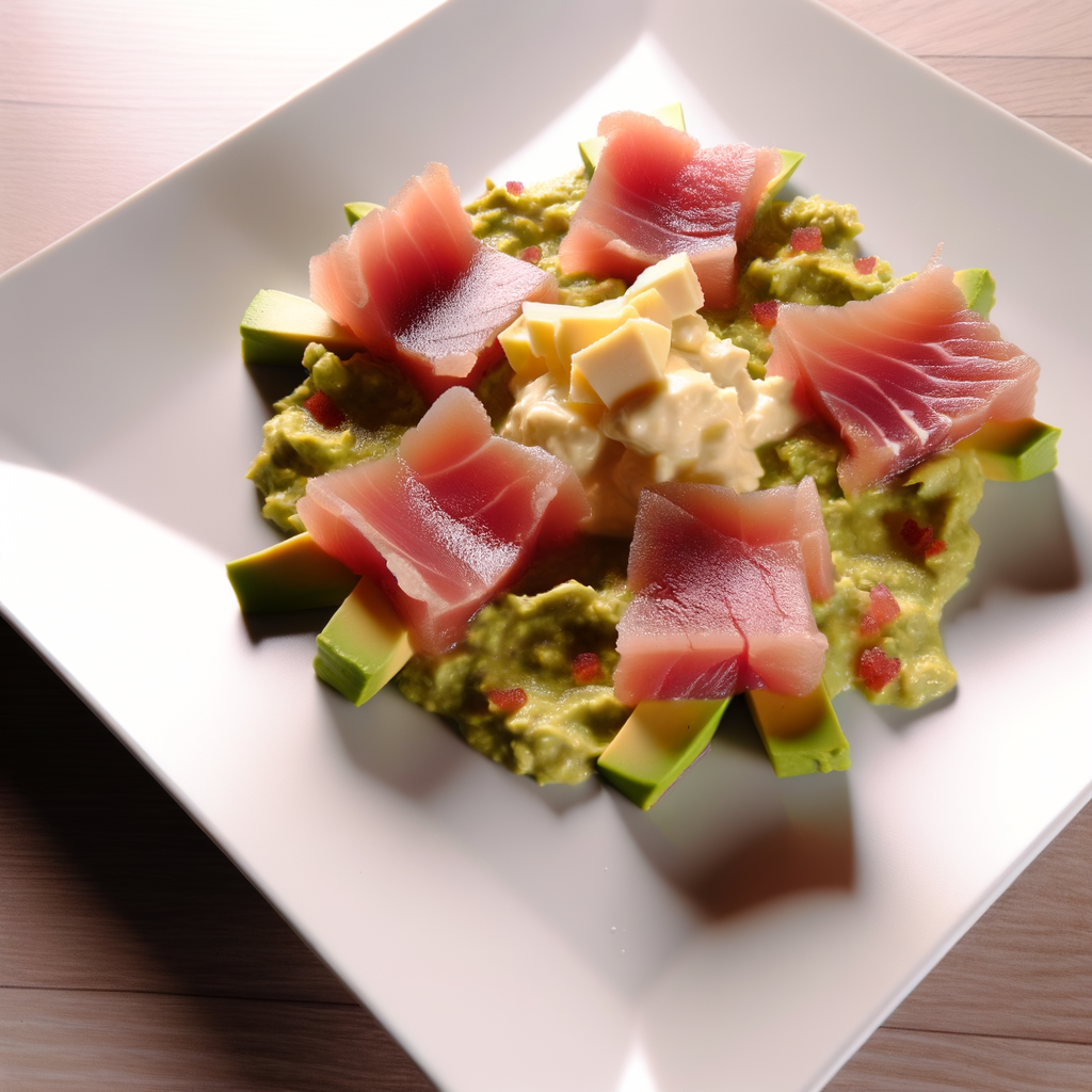Ricetta Crudo di Tonno su Crema di Avocado: un piatto estivo leggero e gustoso 1 ricetta crudo di tonno su crem