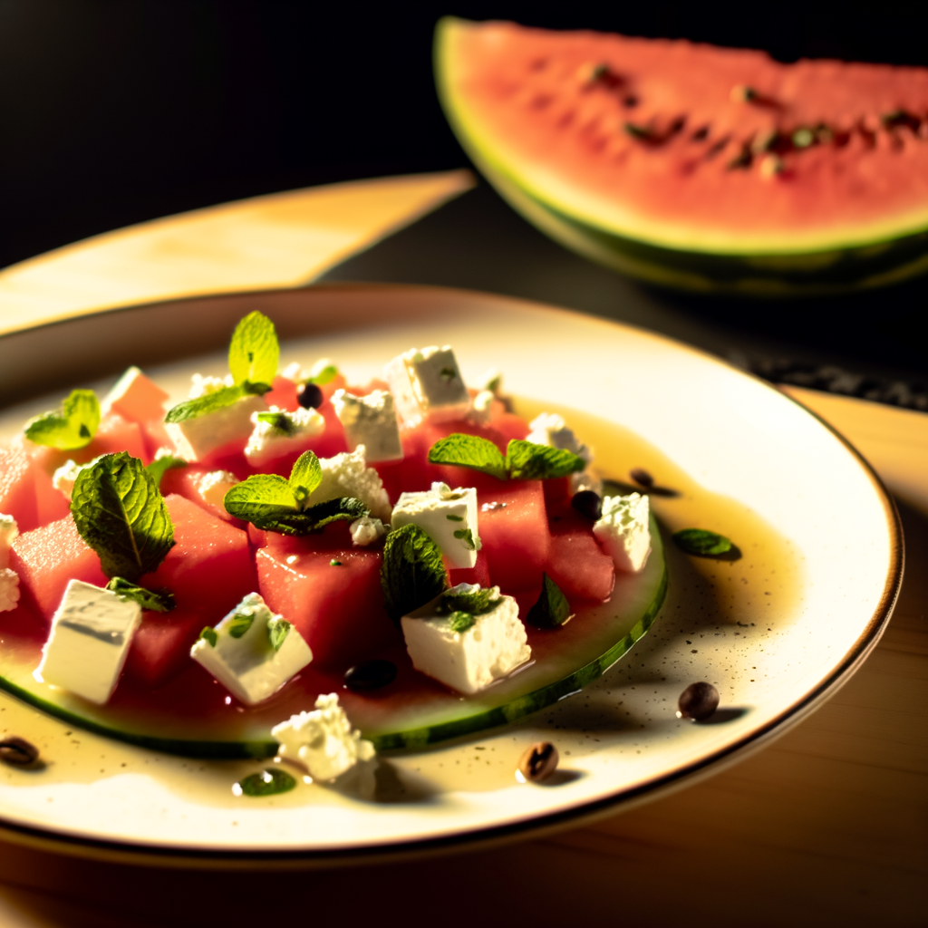 Ricetta Estiva: Insalata di Anguria, Feta e Menta - Fresca e Deliziosa! 1 ricetta estiva insalata di an