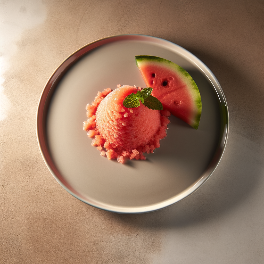 Ricetta Granita all'Anguria: Un Fresco Spuntino Estivo! 1 ricetta granita allanguria u