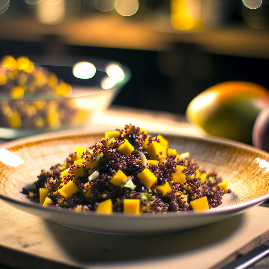 Ricetta Insalata di Quinoa e Mango: Un'esplosione di Sapori Tropicali! 1 ricetta insalata di quinoa e m