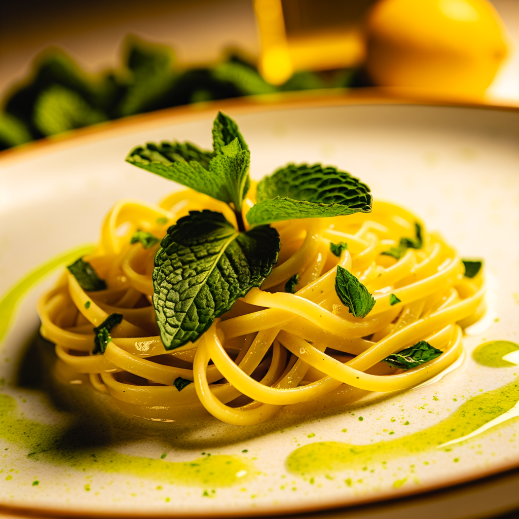 Ricetta Linguine al Limone e Menta: Un Primo Piatto Estivo Delizioso e Fresco 1 ricetta linguine al limone e m