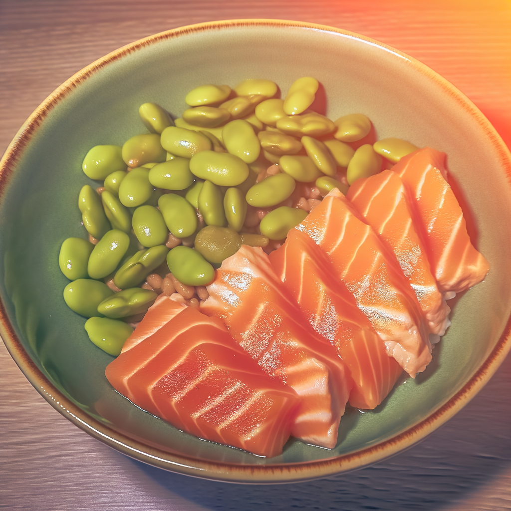 Ricetta Poke Bowl di Salmone ed Edamame: Un Viaggio Gastronomico Hawaiiano! 1 ricetta poke bowl di salmone e