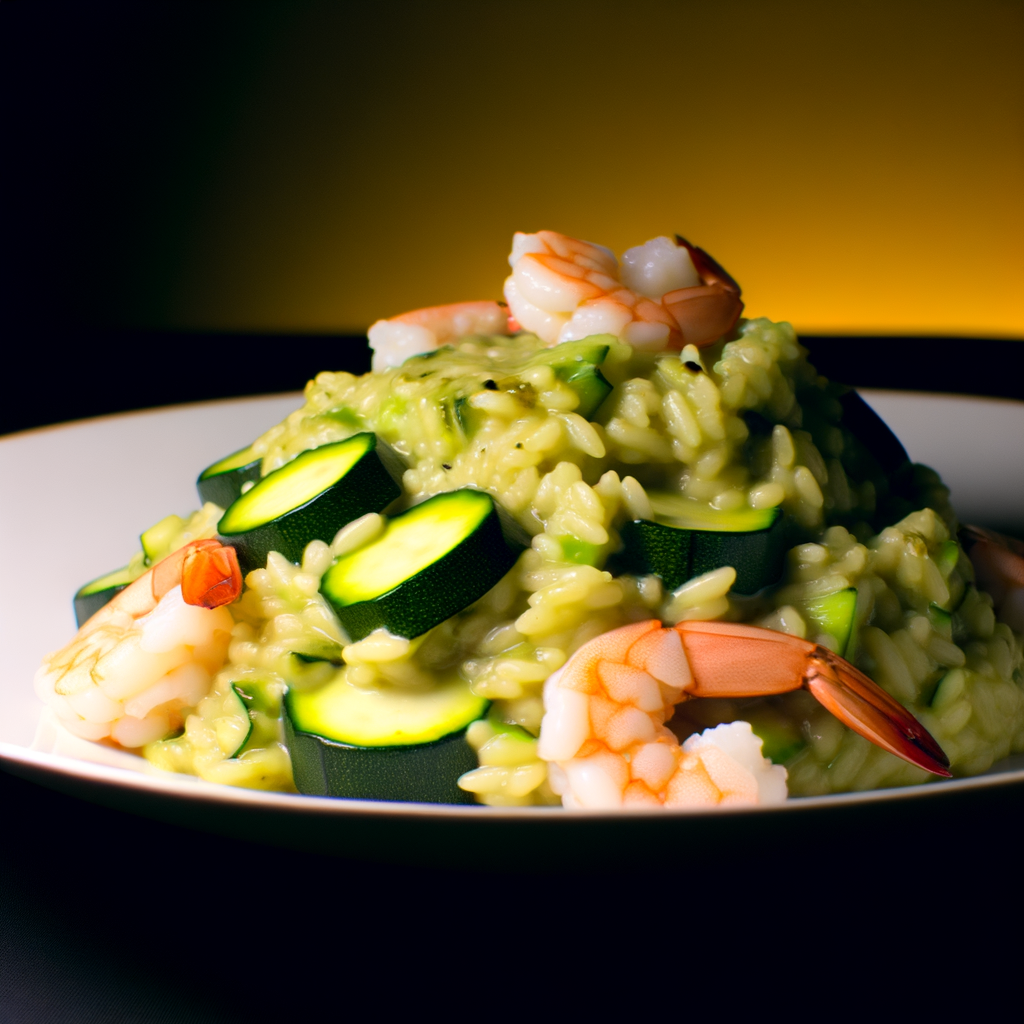 Ricetta Risotto Zucchine e Gamberetti: Un Primo Delizioso e Semplice da Preparare 1 ricetta risotto zucchine e gam