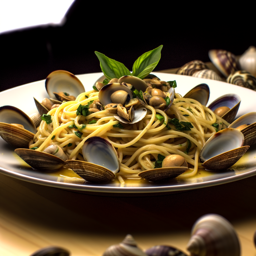 Ricetta Spaghetti alle Vongole Estivi: Un piatto estivo semplice e delizioso! 1 ricetta spaghetti alle vongole