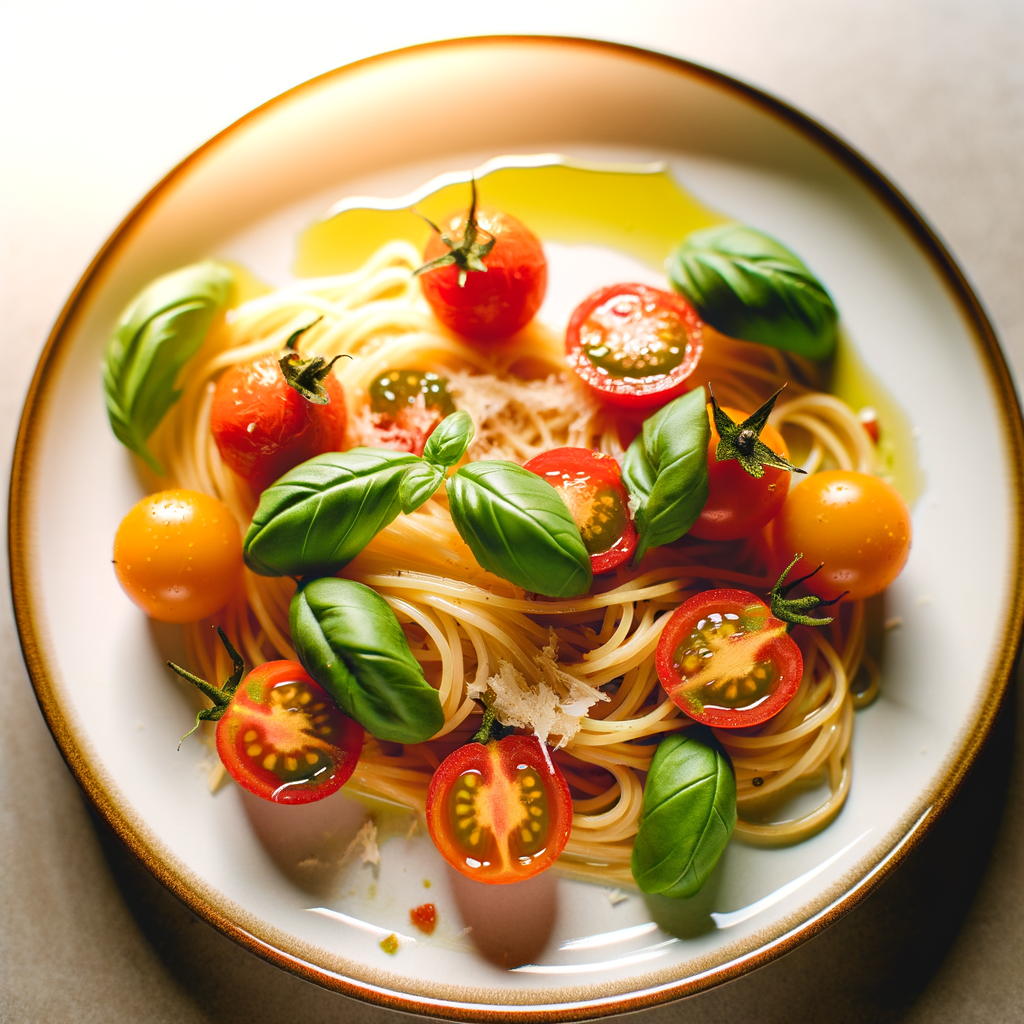 Ricetta Spaghetti Freddi con Pomodorini e Basilico: Un Primo Estivo Delizioso! 1 ricetta spaghetti freddi con p
