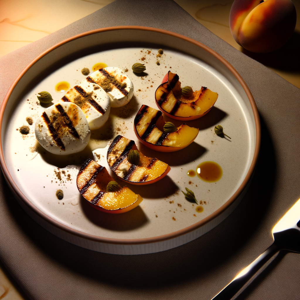 Ricetta Spiedini di Mozzarella e Pesche Grigliate: Un Aperitivo Estivo Delizioso! 1 ricetta spiedini di mozzarella